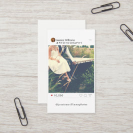 Tarjetas de visita sociales mínimas de la