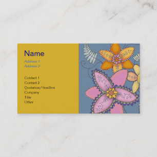 Tarjetas de visita soleadas del narciso