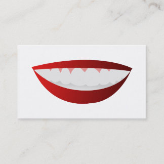 Tarjetas de visita sonrientes