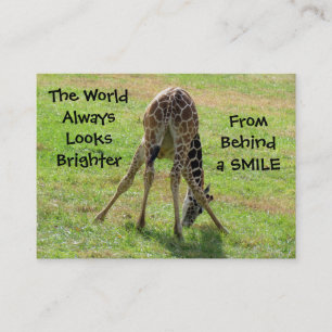 Tarjetas de visita sonrisa