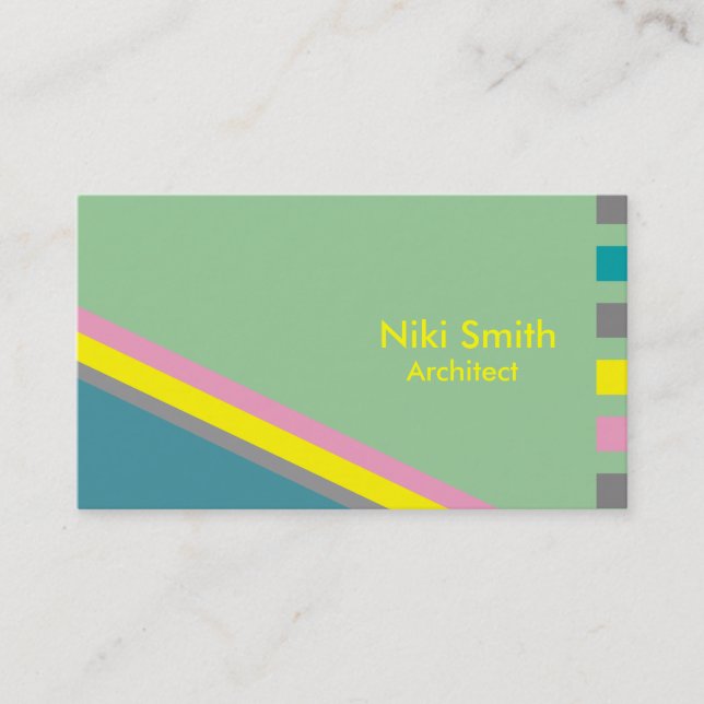 Tarjetas de visita South Beach (Anverso)
