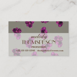 Tarjetas de visita Stones Quartz Amethyst