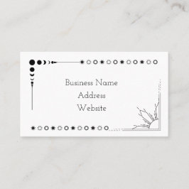 Tarjetas de visita Sun y Moon