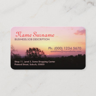 Tarjetas de visita Sweet Candy Skies