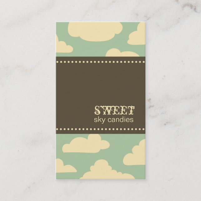Tarjetas de visita Sweet Sky (Anverso)
