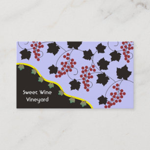 Tarjetas de visita Sweet Wine Vineyard