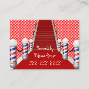 Tarjetas de visita, Tarjetas de visita Barbershop
