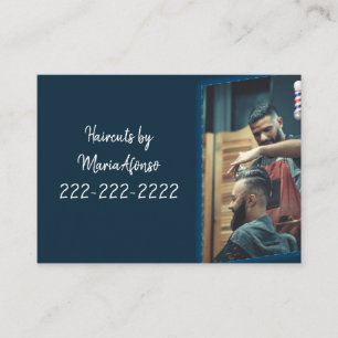 Tarjetas de visita, Tarjetas de visita Barbershop