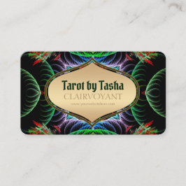 Tarjetas de visita Tarot de la diosa de la energía