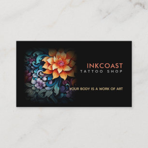Tarjetas de visita Tattoo Shop Slogans