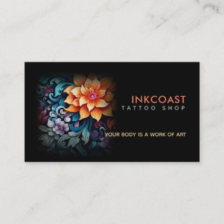 Tarjetas de visita Tattoo Shop Slogans