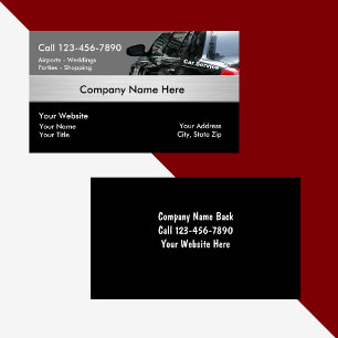 Tarjetas de visita Taxi Cab