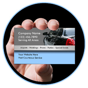 Tarjetas de visita Taxi Cab