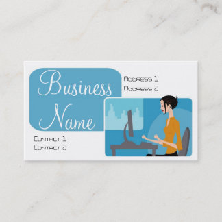Tarjetas de visita Techie Diva