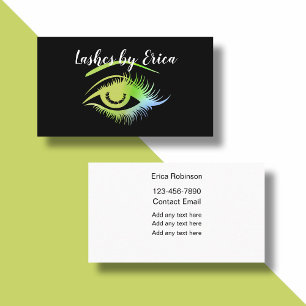 Tarjetas de visita temáticas de Beauty Eyelashes