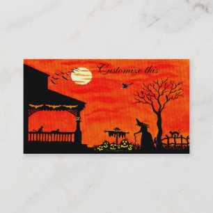 Tarjetas de visita temáticas de Halloween