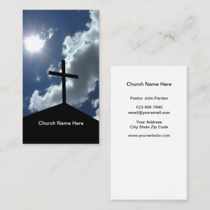 Tarjetas de visita temáticas de la Iglesia Cristi