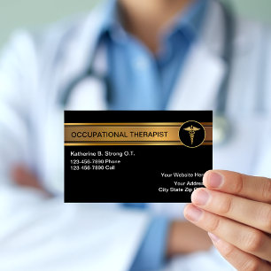 Tarjetas de visita terapista ocupacional