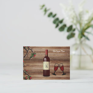 Tarjetas de visita, Tienda de bebidas alcohólicas