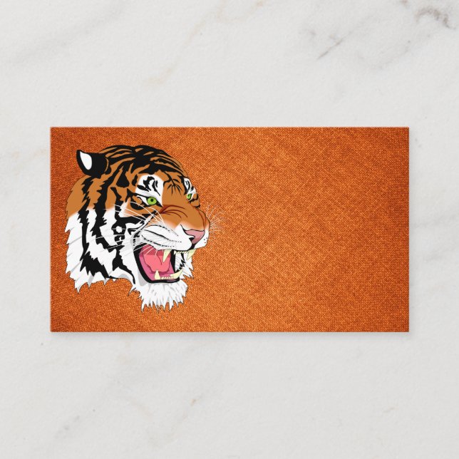 Tarjetas de visita Tiger (Anverso)