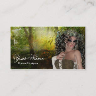 Tarjetas de visita triguenas de la mujer de la