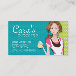 Tarjetas de visita triguenas del chica de la