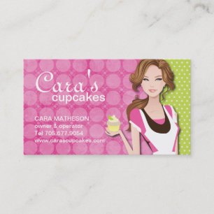 Tarjetas de visita triguenas del chica de la