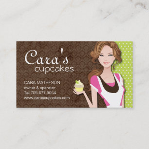 Tarjetas de visita triguenas del chica de la
