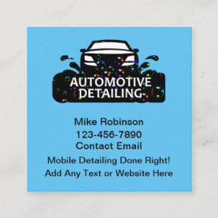 Tarjetas de visita única de Guay Automotive Detail