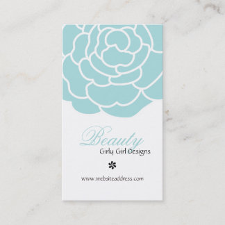 Tarjetas de visita verticales color de rosa azules