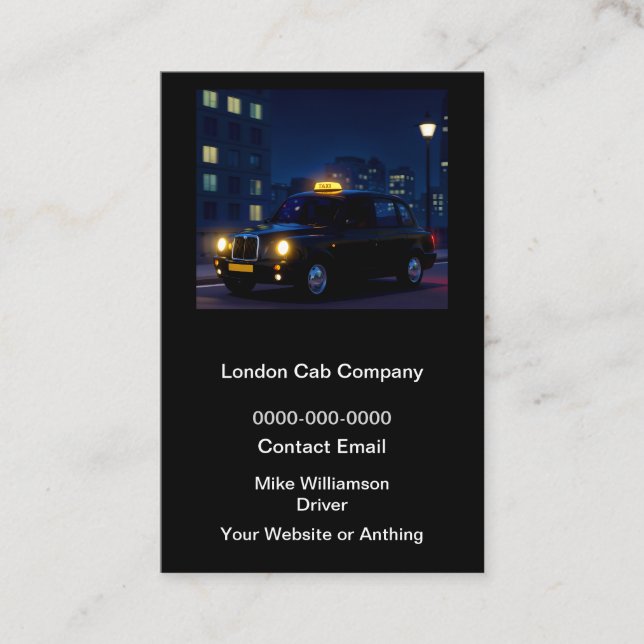 Tarjetas de visita verticales modernas de servicio (Anverso)