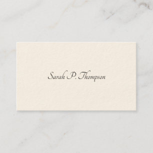 Tarjetas de Visita Victorianas Simples