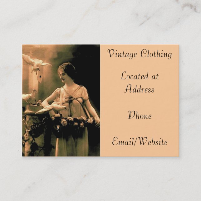 Tarjetas de visita viejas de la fotografía de la (Anverso)