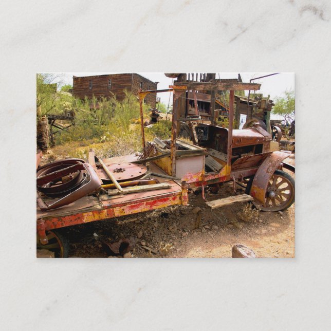 Tarjetas de visita viejas del coche (Anverso)