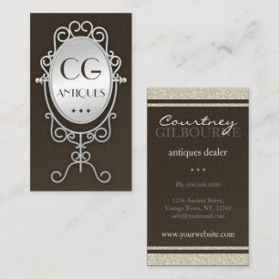 Tarjetas de visita viejas del distribuidor