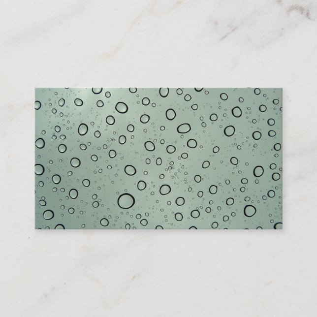 Tarjetas de visita Water Drops (Anverso)