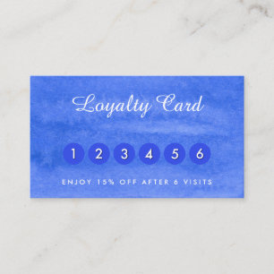 Tarjetas de visita Watercolor periwinkle