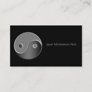 Tarjetas de visita Yin Yang