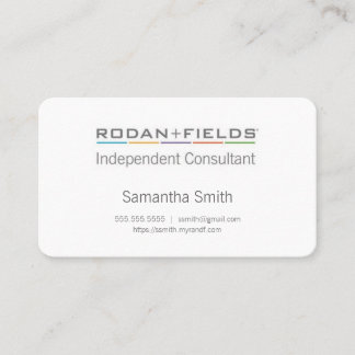 Tarjetas de visitas con programa de la remisión