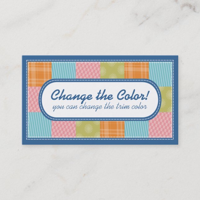 Tarjetas de visitas de los artes de las muestras (Anverso)