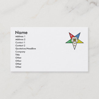 Tarjetas de visitas de OES