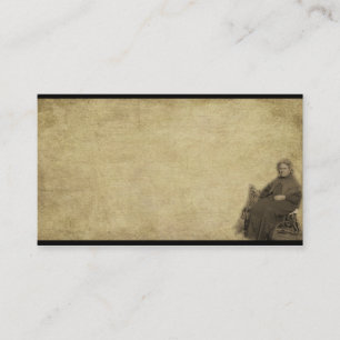 Tarjetas de visitas de señora In Her Chair- Prim