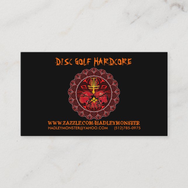 Tarjetas de visitas incondicionales del golf del (Anverso)