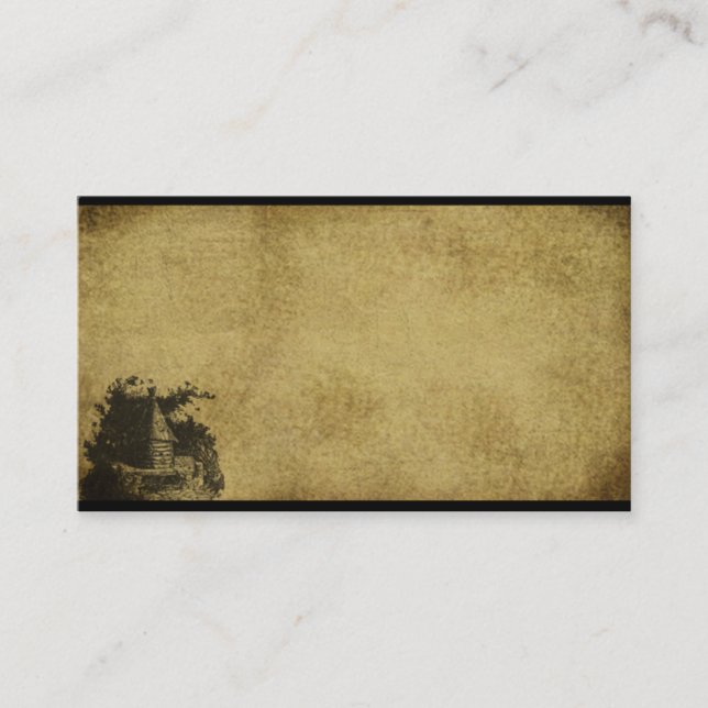 Tarjetas de visitas remilgadas de Skep- de la (Anverso)