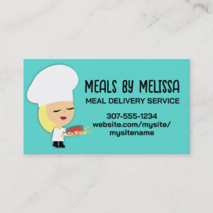 Tarjetas de visitas rubias lindas de la cena del
