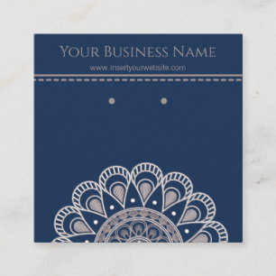 Tarjetas de visualización de canto de manala azul