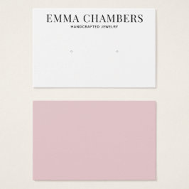 Tarjetas de visualización de color rosa de Moda mo