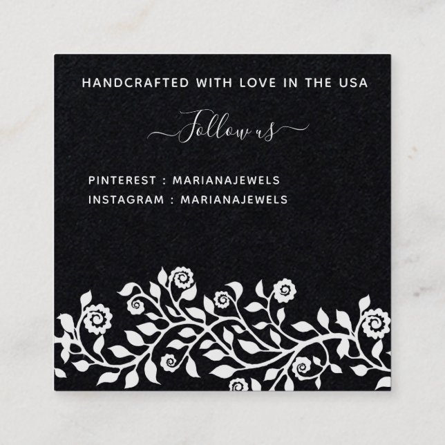 Tarjetas de visualización de grandes barrenas blan (Reverso)