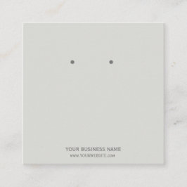 Tarjetas de visualización de jewelry Earring perso