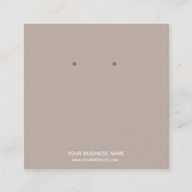 Tarjetas de visualización de jewelry Earring perso (Anverso)